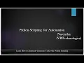 Demo on Python Scripting for Server Side DevOps Automation