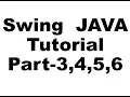 Java Swing Tutorial Part 3 4 5 6