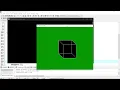 How to draw 3d cube using graphics in C