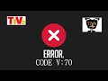How To Troubleshoot TiVo Error Code V 70 Call 1888 416 0142