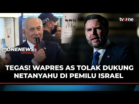 Trump Dukung Netanyahu di Pemilu Israel, JD Vance Ogah Ikut Campur