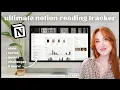 The Ultimate Notion Reading Tracker stats series quotes challenges more
