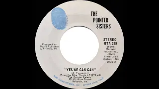 1973 HITS ARCHIVE Yes We Can Can Pointer Sisters Stereo 45 Single Version 