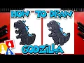 How To Draw Cartoon Godzilla
