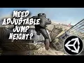 Change the Jump height based on Button held time