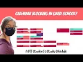 Calendar Blocking in PT School Google Calendar productivity system for college students