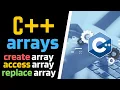Arrays in C Create Access Replace String Lecture
