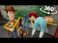 Toy Story 5 - Woody Teacher Punished In School VR 4K