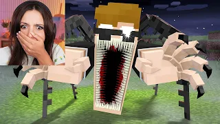 Minecraft But If I Scare Her, I Win