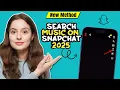 How to search music on snapchat 2025 Identify Songs Using Snapchat
