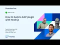 How to build a CAP plugin with Node js