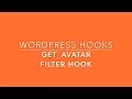 WordPress Filter Hook get avatar Part-34 Example