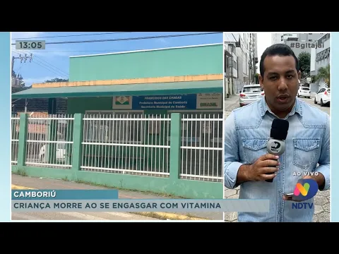 Criança morre ao se engasgar com vitamina em Camboriú
