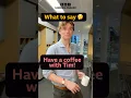 Lagu English conversation – have a coffee with Tim ☕️ #shorts