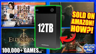 every game pc u0026 retro on a 12tb hard drive sold on amazon 