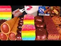 ASMR CHOCOLATE ICE DESSERT 초콜릿 아이스 디저트 먹방 Mukbang, Eating