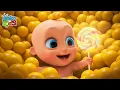 Johny Johny Yes Papa + Wheels On The Bus + Baby Shark | Learn Colors | Colorful Balls - Kids Songs