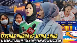 Semua Media Terkejut.! Tertuak Alasan Megawati Hangestri Tidak Ikut Tanding Pembukaan ProLiga 2024