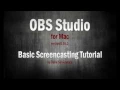 Basic Screencasting with OBS Studio for Mac
