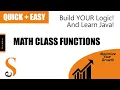 13 CLASS 10 JAVA MATH CLASS POW CEIL FLOOR MAX MIN ROUND RINT ABS SQRT CBRT