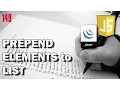 JQUERY EXERCISES Prepend list items
