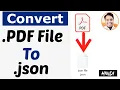 pdf to json pdf to json converter how to change pdf to json file