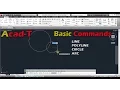 AutoCAD Tutorials Basic commands - Line Polyline Circle Arc Basic Lesson