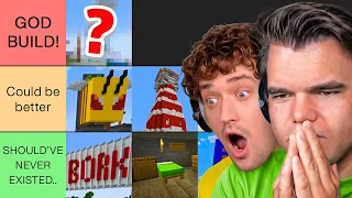Rating SQUID ISLAND Minecraft Builds With @MisterCrainer
