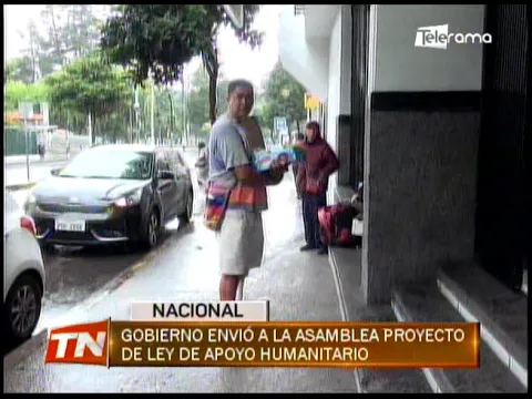 Gobierno envió a la asamblea proyecto de ley de apoyo humanitario