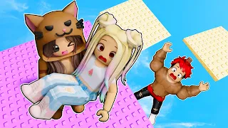 MANDARINA me TROLLEA en la TORRE TROLL de los ABRAZOS en Roblox 🤗