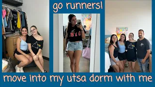 COLLEGE MOVE IN VLOG freshman year at UTSA