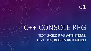 C Game Development Console RPG Part 01 Items Inventory Leveling Adventures and MORE
