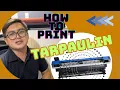 Simple steps how to print Tarpaulin using Large format machine