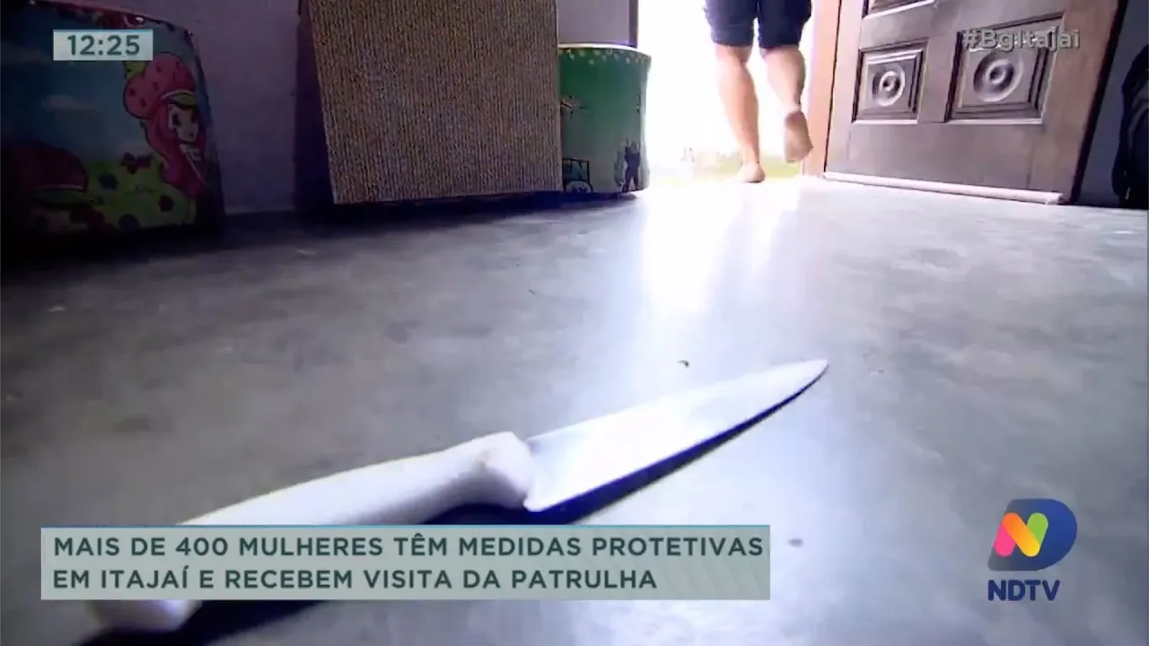 Mais de 400 mulheres tem medidas protetivas em Itajaí e recebem visita da patrulha Maria da Penha