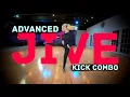 Advanced Jive Kick Combo International Jive Practice Routine