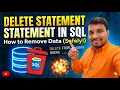 9 DELETE STATEMENT IN SQL SQL TUTORIAL FOR BEGINNERS How To Delete Data Records Database