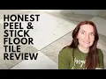 An Honest Peel and Stick Floor Tile Review