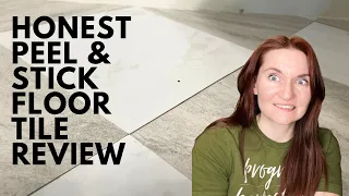 An Honest Peel and Stick Floor Tile Review
