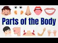 Parts of the Body Parts of the Body for LKG Kids Learn Body Parts Sense Organs Tiny Tutors