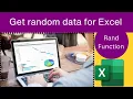 How to generate random numbers in Excel within a range