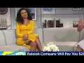 WJZ Baltimore Hot Legs of Sina Gebre-Ab In a Peek-A-Boo Slits