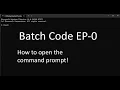 EP-0 Batch Code Tutorials