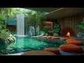 Luxurious Resort with Waterfalls and Tranquil Fish Ponds A Serene Escape for Relaxation and Healing