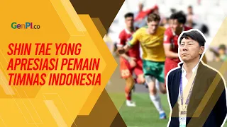 Timnas Indonesia Kalah dari Australia, Shin Tae Yong: Ada Unsur Unlucky