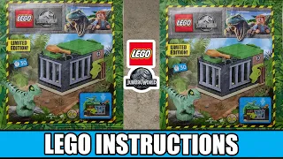 LEGO Instructions - Jurassic World - Magazine Gift - Raptor with Trap