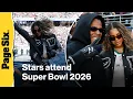 Lagu Kendall Jenner, Kim Kardashian, Lewis Hamilton, Jay-Z, and more stars attend Super Bowl 2026