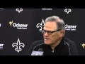 WATCH Saints GM Mickey Loomis says you guys make a bigger deal about where we re at than we do wi