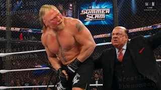 Paul Heyman Attack Brock Lesnar & Join Oba Femi WWE Summerslam 2026 Highlights 