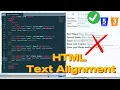 HTML CSS Tutorials For Beginners HTML Form Text Alignment