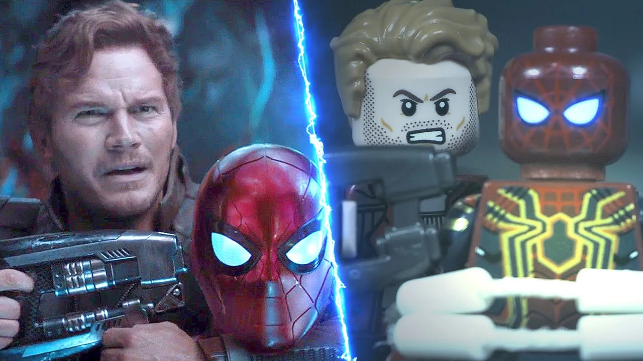Evolution of Guardians of the Galaxy in LEGO Marvel Super Heroes (Side by Side). 